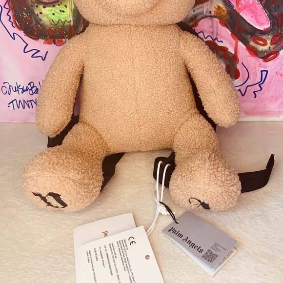 🌴Palm Angels Brown Bear Backpack - Picture 3 of 14